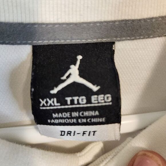 Men's Jordan Dri-Fit "NC Tarheels" polo shirt, size XXL - Picture 2 of 3